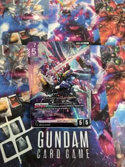 Gundam Card Game Phantom Aria Destiny Gundam GD04-050 Legend Rare LR NM - Image 1