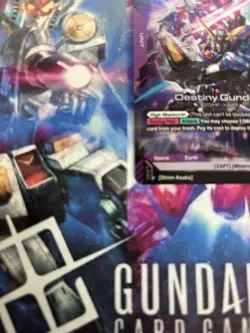 Gundam Card Game Phantom Aria Destiny Gundam GD04-050 Legend Rare LR NM - Image 4