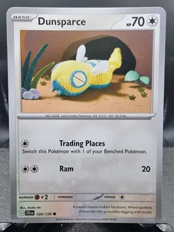 Dunsparce #120/159 Non Holo - Journey Together Pokemon TCG Card NM/M - Image 1