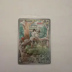 Pokemon Meowth IR #106/094 Phantasmal Flames Illustration Rare NM/M TCG - Image 1