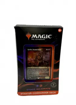 MTG Magic The Gathering Chaos Incarnate Commander Deck Black New Sealed 2024 - Image 1