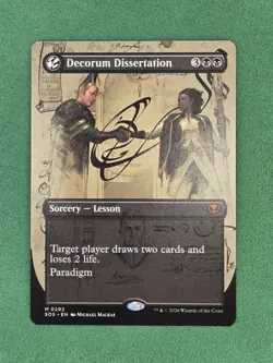 MTG Decorum Dissertation (Borderless) Regular Secrets of Strixhaven Magic - Image 3