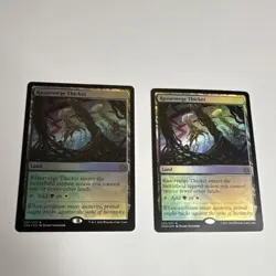 Magic: The Gathering ONE Razorverge Thicket Foil Green White Lot of 2 - Image 1