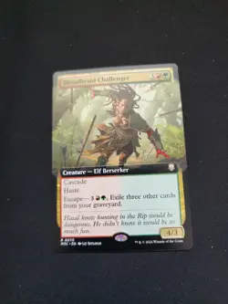 x1 Bloodbraid Challenger - Extended Art R MTG Commander: Modern Horizons 3 M/NM, - Image 1