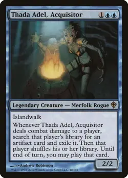 MTG - Thada Adel, Acquisitor - Worldwake - Rare [LP] - Image 1