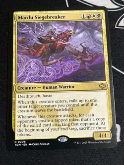 Mardu Siegebreaker 0206 Tarkir: Dragonstorm RARE Regular Chris Seaman - Image 1