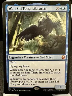 Magic: The Gathering Wan Shi Tong, Librarian Mythic 0078 Legendary Creature - Image 1