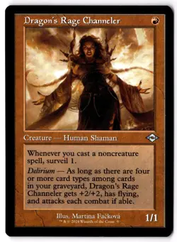 Dragon's Rage Channeler (Retro Frame) U Modern Horizons 2 9 NM - Image 1