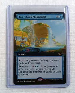 Riverchurn Monument (Extended Art) 381 Regular - Aetherdrift Magic The Gathering - Image 1