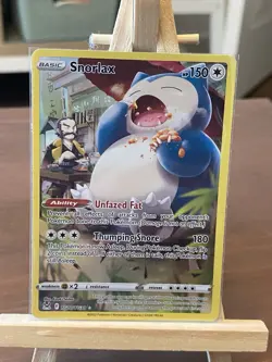 Pokemon TCG Snorlax Lost Origin Trainer Gallery TG10/TG30 Holo Ultra Rare - Image 1