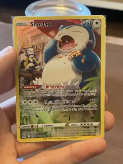 Pokemon TCG Snorlax Lost Origin Trainer Gallery TG10/TG30 Holo Ultra Rare - Image 3