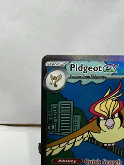 NM - 2023 Pokemon SV Obsidian Flames - OBF EN Pidgeot ex #225/197 - Image 3