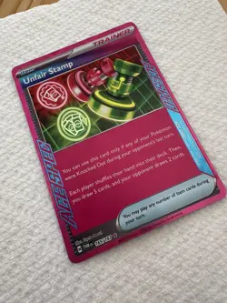 Unfair Stamp Pokemon • ACE SPEC Rare • 165/167 Twilight Masquerade - Image 4