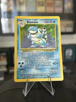 1999 Pokemon Base Set Blastoise 2/102 Holo Rare Unlimited MP - Image 1