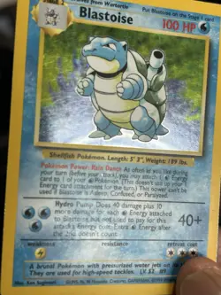1999 Pokemon Base Set Blastoise 2/102 Holo Rare Unlimited MP - Image 4