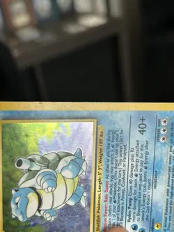 1999 Pokemon Base Set Blastoise 2/102 Holo Rare Unlimited MP - Image 5