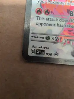 Pokemon TCG Charizard EX Black Star Full Art Holo Promo 56 NM English - Image 5