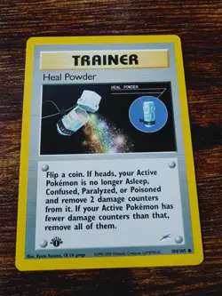 Pokemon Neo Destiny 1st Edition Heal Powder 104/105 Non Holo NM-MINT - Image 1