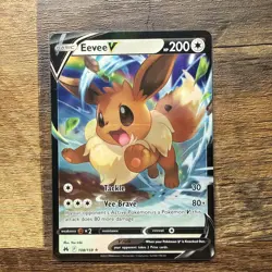 Eevee V 108/159 Ultra Rare Pokemon Crown Zenith NM - Image 1