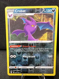 Crobat 91 Rare Pokemon Battle Styles 163 Reverse Holo - Image 1