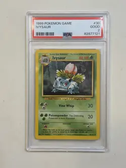 1999 Pokemon Base Set Ivysaur PSA 2 - Image 2