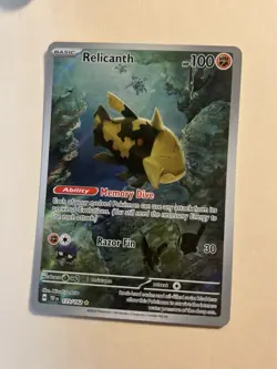 Pokemon TCG Relicanth 173/162 SV05 Temporal Forces Holo Illustration Rare 100 HP - Image 1