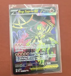 Pokemon Mega Zygarde EX Full Art Foil Card 104/088 Perfect 310 HP 200 ATK - Image 1