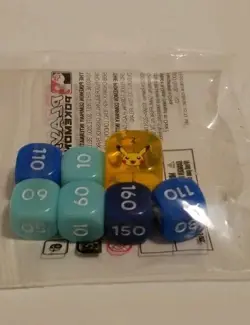 Pokemon TCG Dice Set Pikachu Pokemon Day 2024 And Promo - Image 3