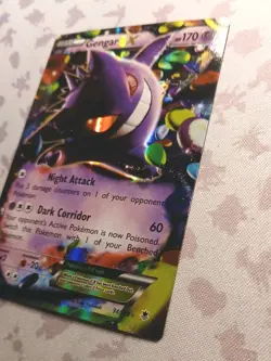 Pokemon TCG XY - Phantom Forces Gengar EX #34/119 Holo LP 🔥🔥 - Image 3
