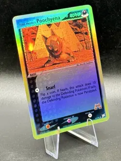 Team Magma’s Poochyena 65/95 Reverse Holo Pokemon EX Team Magma vs Team Aqua NM - Image 1