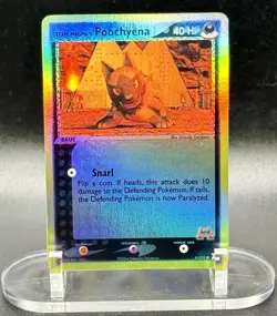 Team Magma’s Poochyena 65/95 Reverse Holo Pokemon EX Team Magma vs Team Aqua NM - Image 2