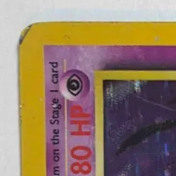 Alakazam #1/102 Unlimited Pokemon 1999 Holo - HP/Heavy Played - Image 3