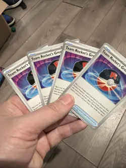 4x Team Rocket's Great Ball 175/182 x4 - Destined Rivals - Pokemon TCG - Playset - Image 1