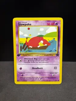 Pokemon | Slowpoke - 67/82 | Team Rocket 1st Edition | Near Mint - Image 1