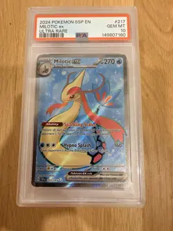 2024 POKEMON SSP ENMILOTIC exULTRA RAREPA#217GEM MT10149807160 - Image 1