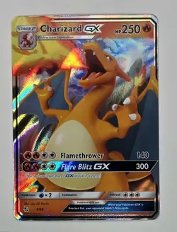 2019 Pokemon Hidden Fates Charizard GX Holo 9/68 Ultra Rare - Image 1