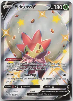 ELDEGOSS V SWSH084 HOLO PROMO SWORD & SHIELD PROMO POKEMON HOLO NM - Image 1