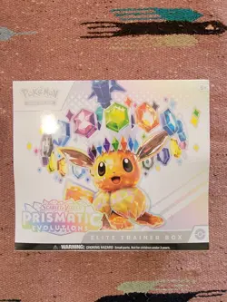 Pokemon Scarlet & Violet: Prismatic Evolutions Elite Trainer Box— Factory Sealed - Image 1