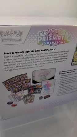 Pokemon Scarlet & Violet: Prismatic Evolutions Elite Trainer Box— Factory Sealed - Image 2