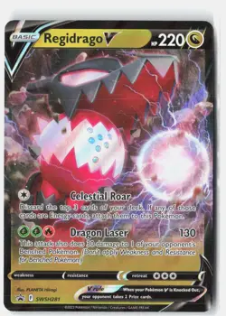 Regidrago V SWSH281 Holo Promo Sword & Shield Promo Pokemon Near Mint - Image 1