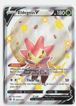 Eldegoss V SWSH084 Holo Promo Sword & Shield Promo Pokemon Near Mint - Image 1