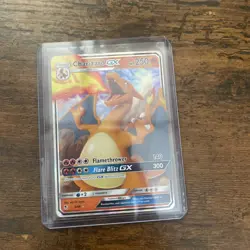 Pokemon TCG Charizard GX Hidden Fates 9/68 Holo Ultra Rare - Image 1