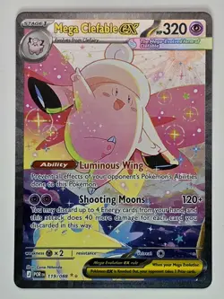 Mega Clefable ex 119/088 SIR Pokemon Perfect Order Special Illustration Rare - Image 1