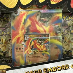 Pokemon TCG: ME Ascended Heroes Mega Emboar EX Factory Sealed Box - Image 3