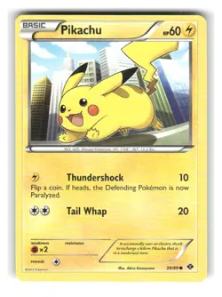 Pikachu 39/99 Common Next Destinies Pokemon Near Mint - Image 1