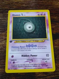 Pokemon Neo Destiny 1st Edition Unown Z 60/105 Non Holo NM-MINT - Image 1