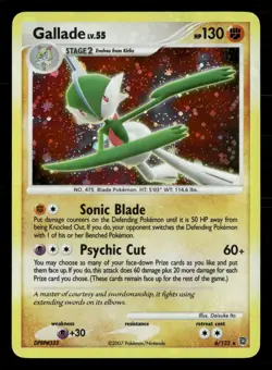 Gallade 6/132 Holo BLEED Secret Wonders Pokemon Holo Lightly Played - Image 1