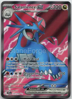 Salamence ex 177/159 Ultra Rare Journey Together Pokemon NM/M - Image 1
