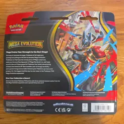 Pokemon TCG Mega Evolution 3 Booster Pack Blister w Psyduck - Image 2