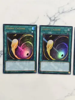 3x Cosmic Cyclone | DUDE-EN043 | UR | 1st Ed | NM | YuGiOh staple tcg - Image 2